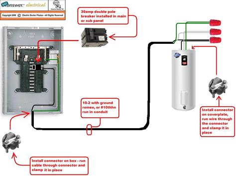 junction box hot water heater|hot water heater wire diagram.